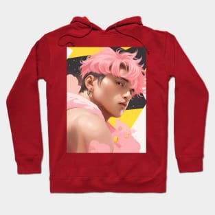 Bara Pink Anime Hoodie